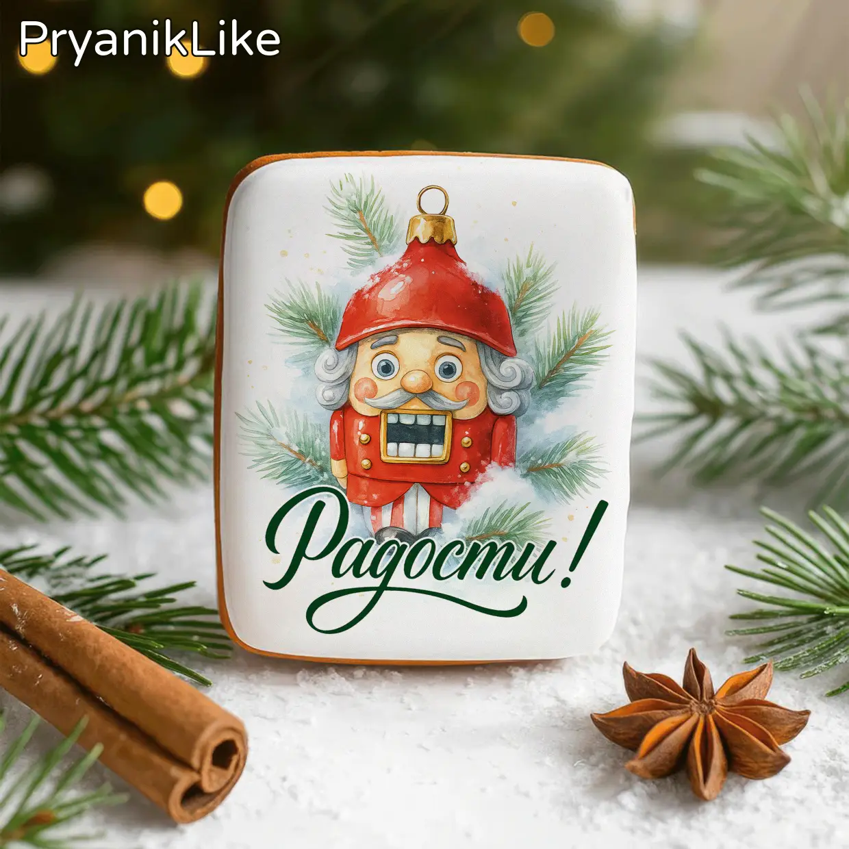 Атмосферные ёлочные игрушки